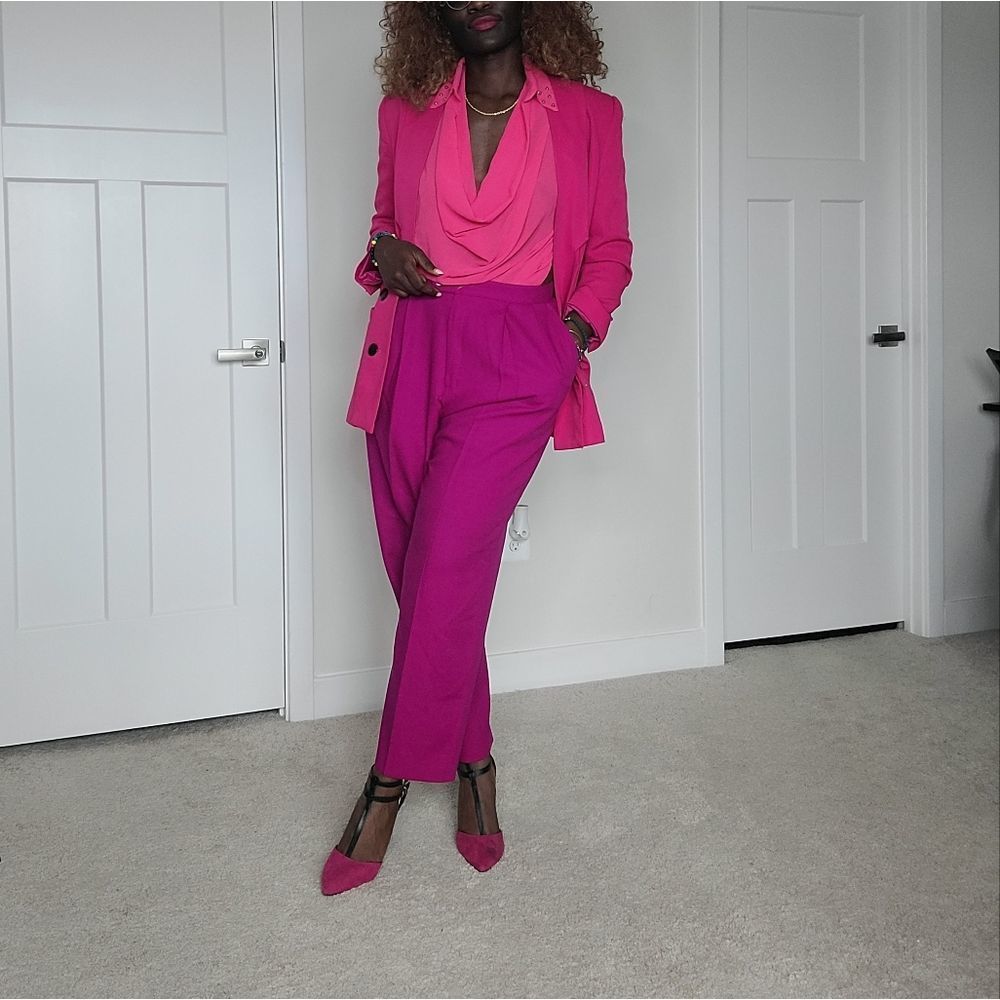 Pink Drape Blouse - Picture 12 of 12